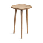 Alezar Scallop Wood Side Table