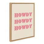 Sylvie Howdy Framed Canvas by Tània García