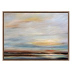 Sylvie Carolina Sunset Framed Canvas by Mary Sparrow