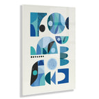 Mid Century Fish Blue Floating Acrylic Art by Rachel Lee of My Dream Wall