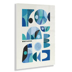 Mid Century Fish Blue Floating Acrylic Art by Rachel Lee of My Dream Wall
