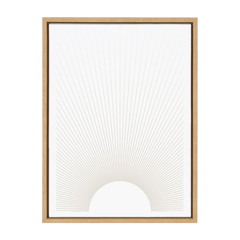 Sylvie Sun Rays Framed Canvas by Rocket Jack