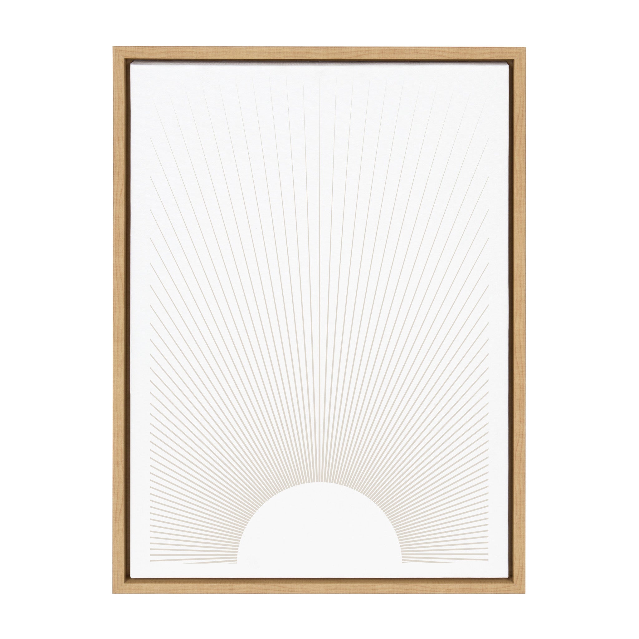 Sylvie Sun Rays Framed Canvas by Rocket Jack