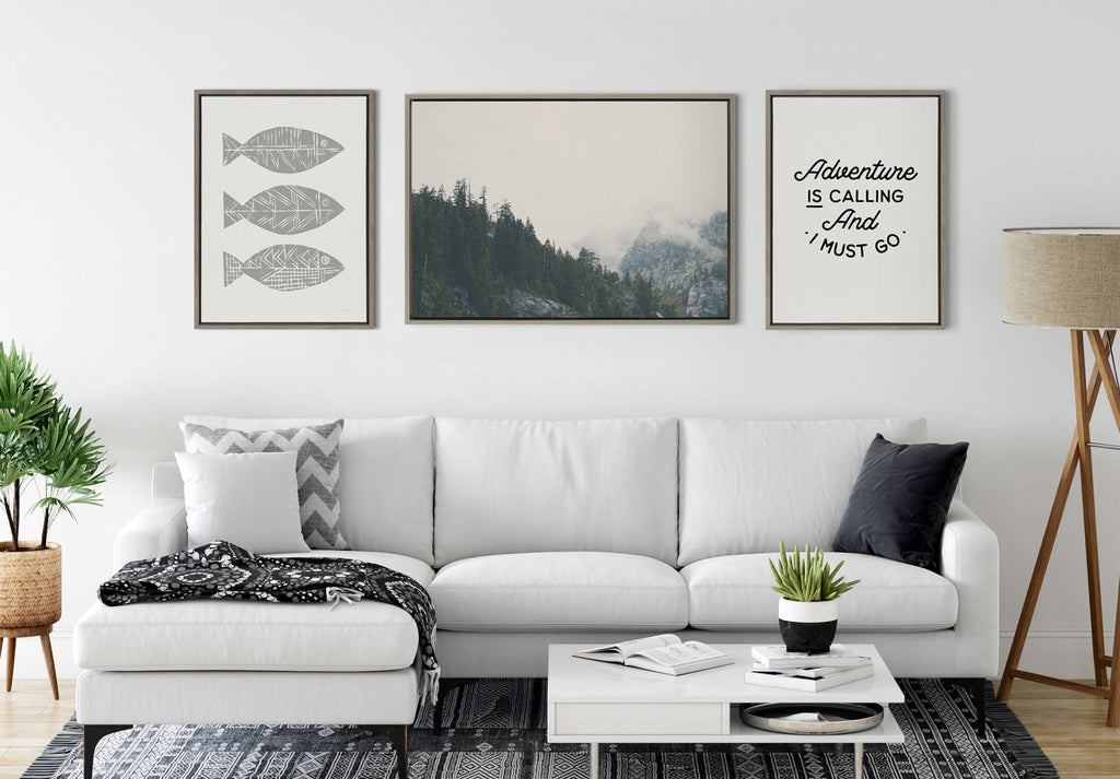 Sylvie The Power of Imagination Framed Canvas by Laura Evans