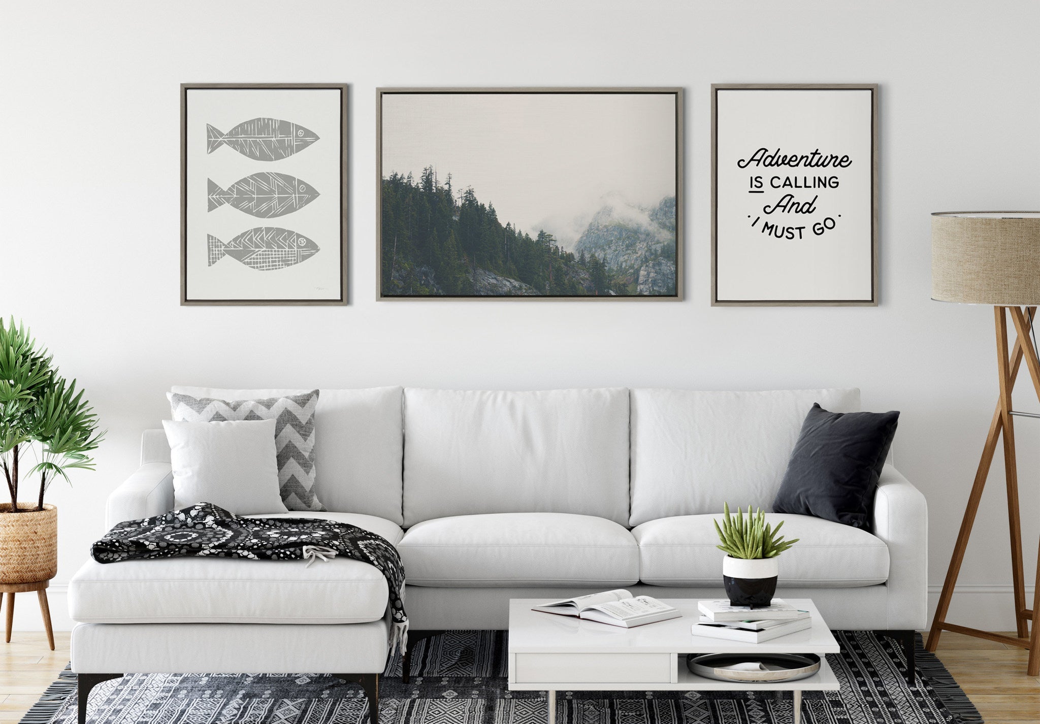 Sylvie The Power of Imagination Framed Canvas by Laura Evans