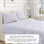 100% Organic Cotton Jersey Knit Sheets