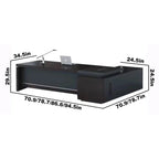 Danton · Modern L-Shaped Executive Desk