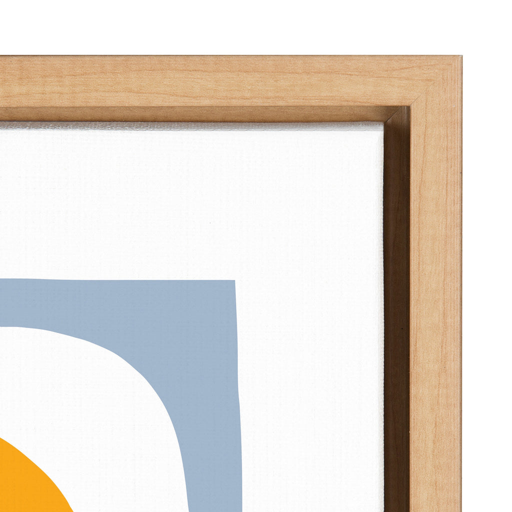 Sylvie The Shapes of Nature Framed Canvas by Dominique Vari