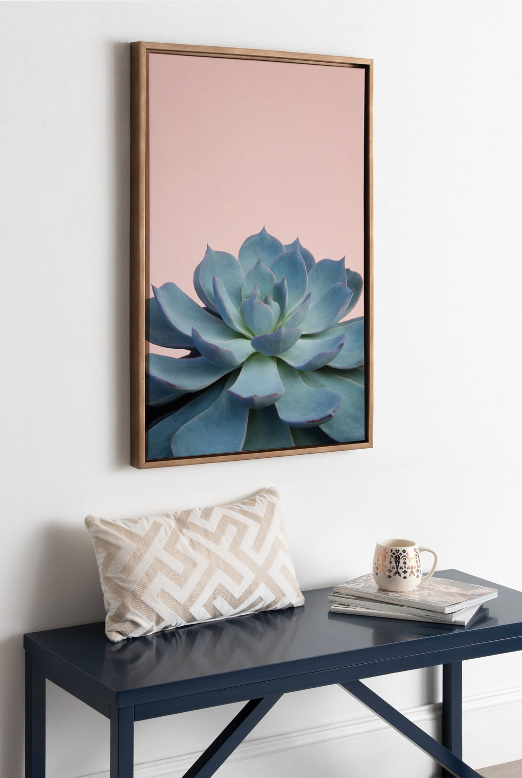 Sylvie Succulent 10 Framed Canvas by F2 Images