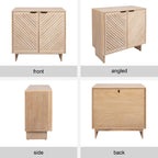 Mezzeta Wood Floor Storage Cabinet