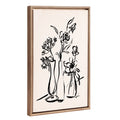 Sylvie Beaded LV Freshly Picked Floral 5 Framed Canvas by Valerie McKeehan of Lily and Val