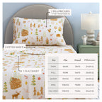 Turkish Cotton Flannel Sheet Set - Kids' Christmas Collection