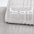 Luxury Combed Cotton Bath Towel Set - Karina Collection