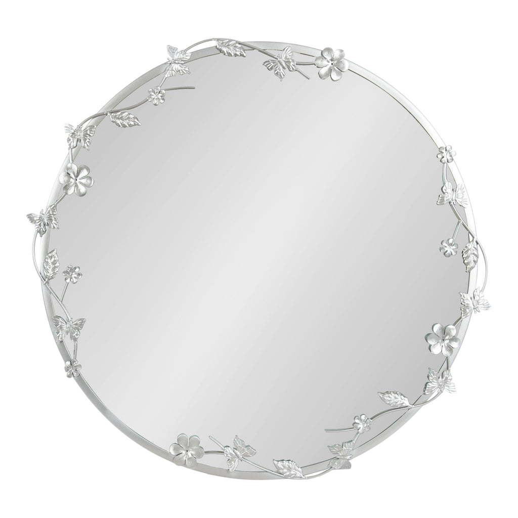 Rosella Floral Wall Mirror Metal