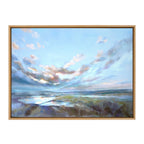 Sylvie Looking West Fairburn Ings Framed Canvas by Nel Whatmore
