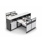 Norven · L-Shaped Cubicle Office Workstation