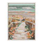 Sylvie Landscape 08 Beach Framed Canvas by Annie Quigley