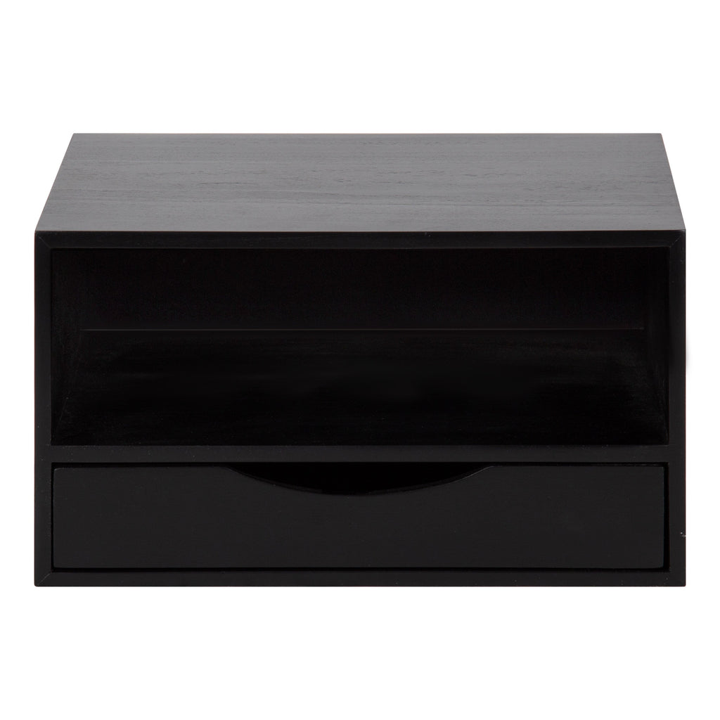 Hutton Floating Wall Shelf with Drawer