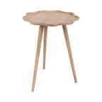 Alezar Scallop Wood Side Table