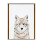 Sylvie Wolf Portrait Framed Canvas by Amy Peterson Art Studio