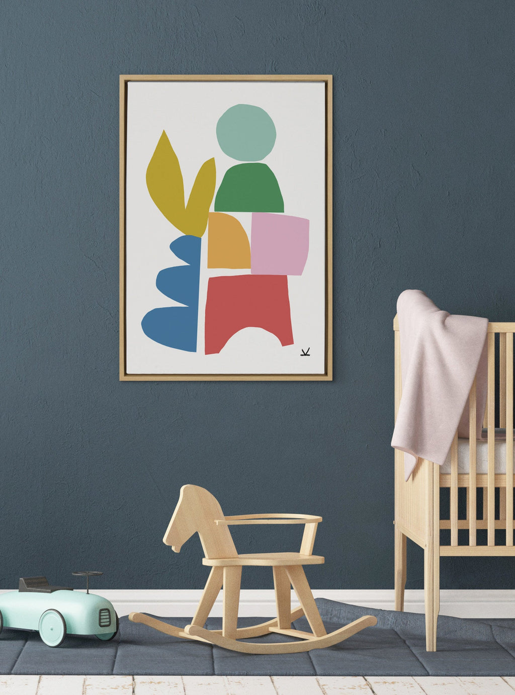 Sylvie Warm Winter Framed Canvas by Kelly Knaga