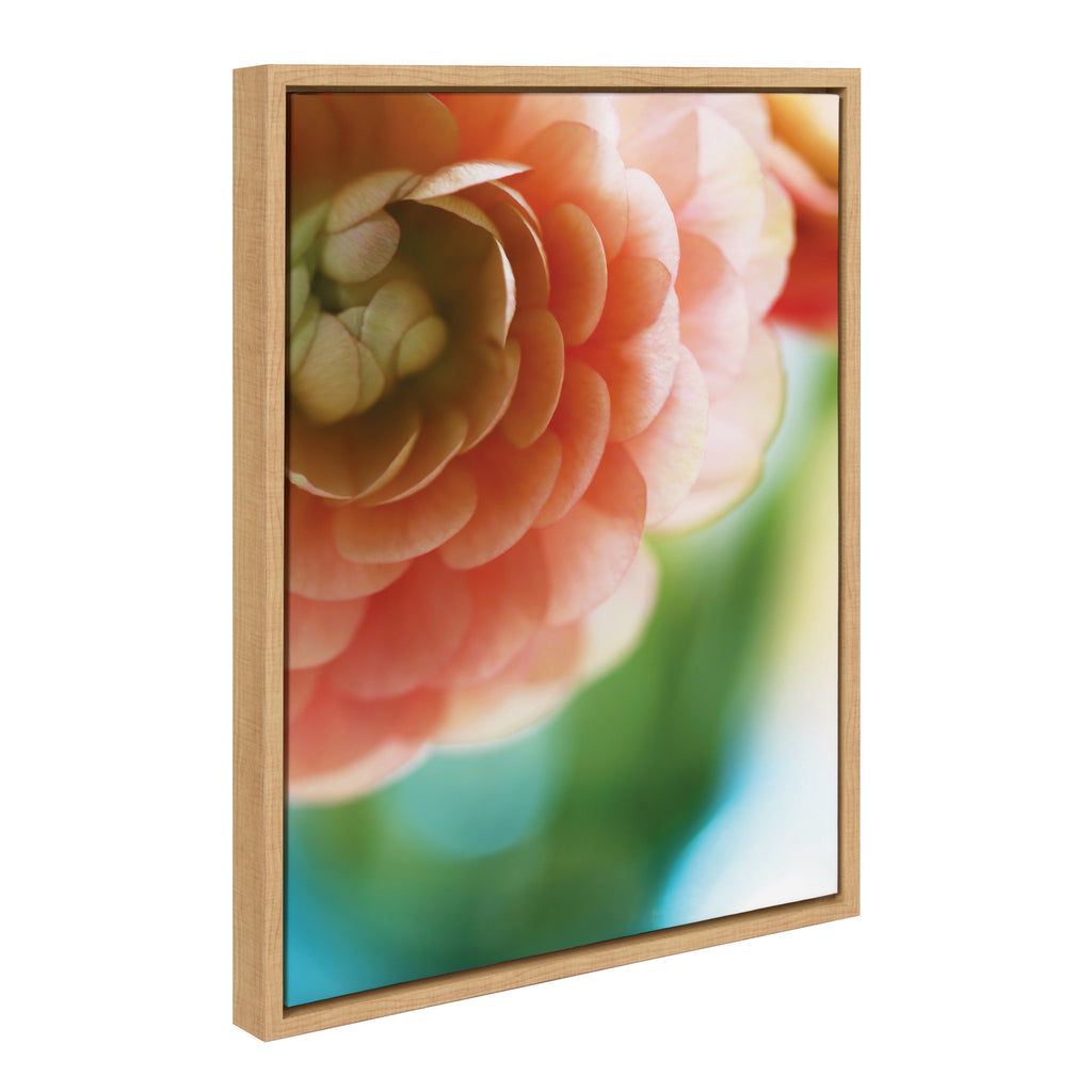 Sylvie Light Side Framed Canvas by Alicia Bock