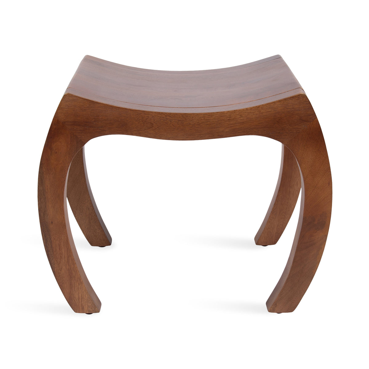 Loviisa Wood Ottoman and Vanity Stool