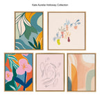 Sylvie Desert Sand Framed Canvas by Kate Aurelia Holloway