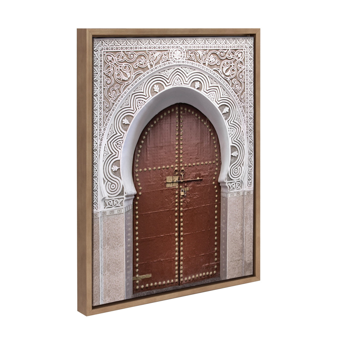 Sylvie Morocco Marrakech Door Framed Canvas by Golie
