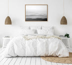 Sylvie Misty Mountains BW Framed Canvas by Crystal Lynn Collins
