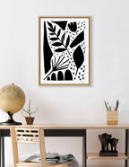 Sylvie Nature in the Abstract Framed Canvas by Statement Goods