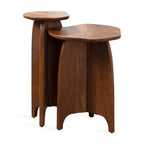 Kanna Wood 2pc Table Set