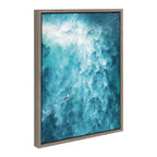 Sylvie La Jolla 7 Framed Canvas by Rachel Bolgov