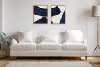 Sylvie Japandi 3 1 and 2 Framed Canvas Art Set by Rocket Jack