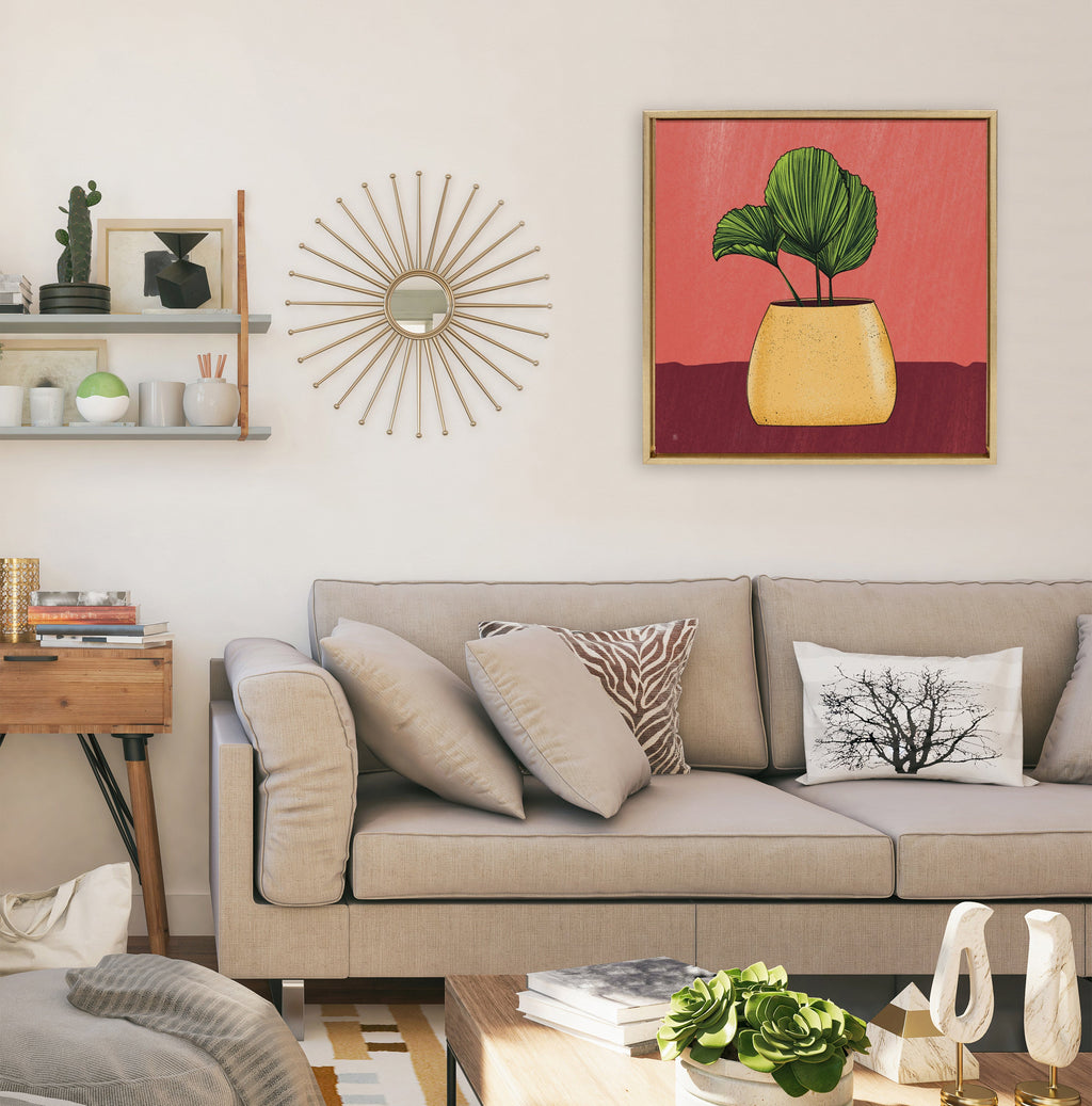Sylvie East Wind Framed Canvas by Mary Joak