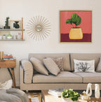 Sylvie East Wind Framed Canvas by Mary Joak