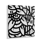 It Still Don't Matter if You're Black or White Floating Acrylic Art by Arm of Casso
