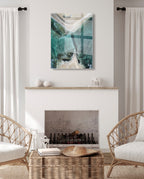 Poipu Beach Kauai Floating Acrylic Art by Rachel Bolgov