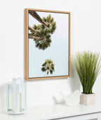Sylvie Palm Trees Above Framed Canvas By Shawn St. Peter