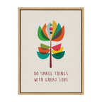 Sylvie Great Love Framed Canvas by Rachel Lee of My Dream Wall