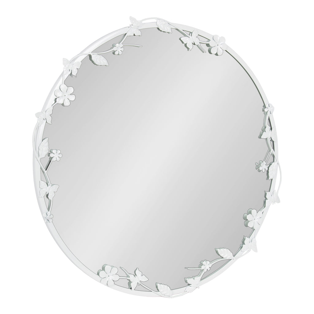 Rosella Floral Wall Mirror Metal