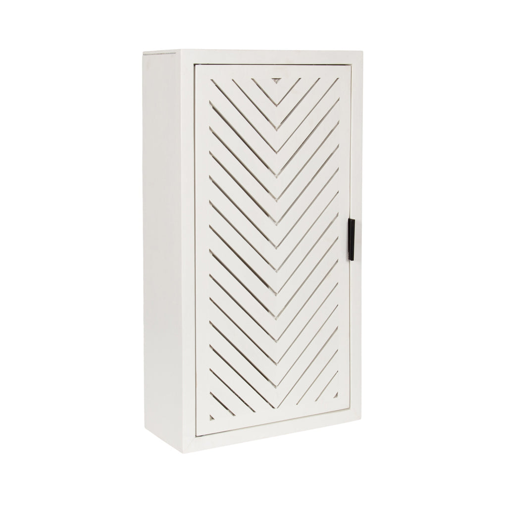 Mezzeta Tall Wood Bath Cabinet