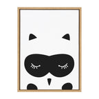 Sylvie Modern Baby Owl Framed Canvas by Rachel Lee of My Dream Wall