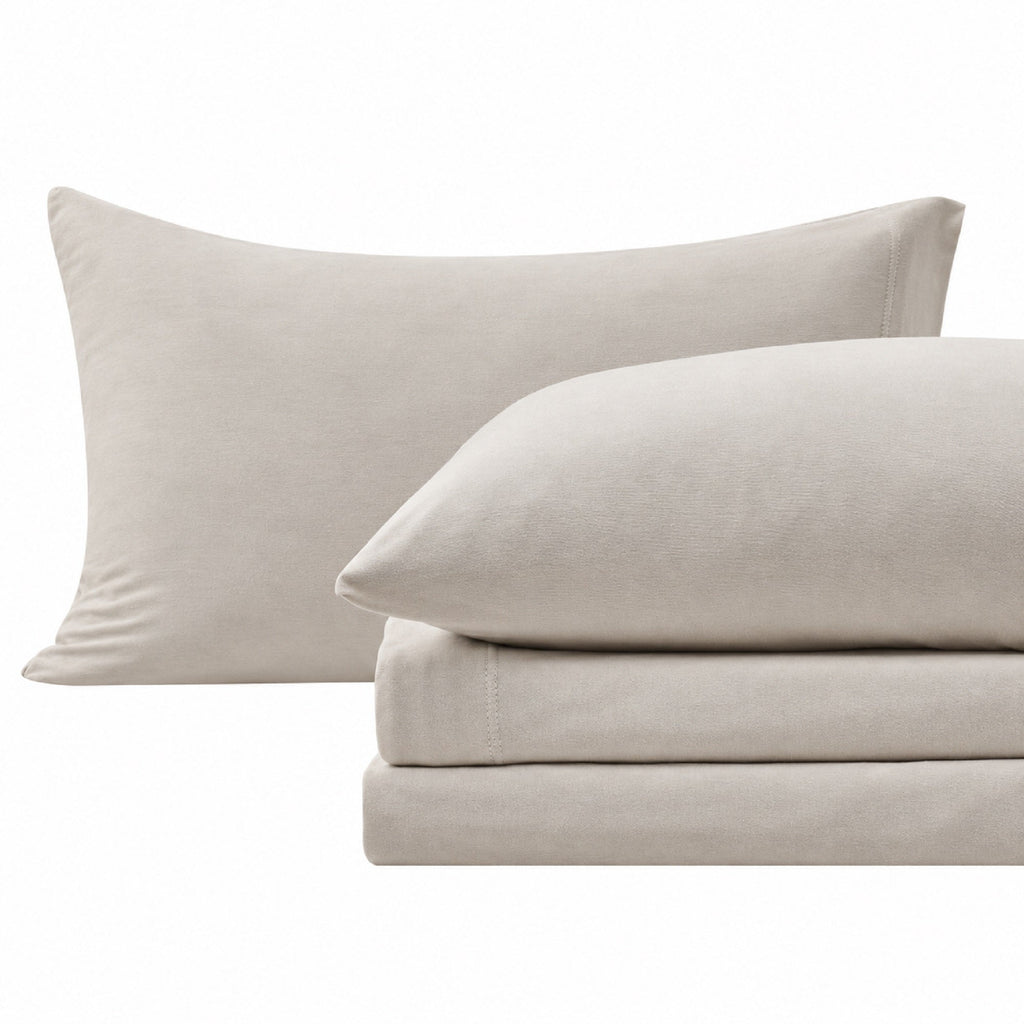 Viscose from Bamboo & Cotton Blend Jersey Knit Sheets