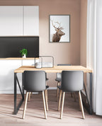 Sylvie Stag Profile Framed Canvas by Amy Peterson Art Studio