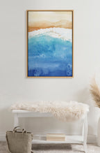Sylvie Ocean Wake Framed Canvas by Julie Maida