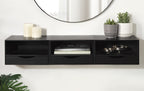 Hutton Floating Wall Shelf with Drawer