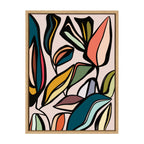 Sylvie Fanciful Ficus Framed Canvas by Alicia Bock