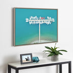 Sylvie Gorges du Verdon 2 Framed Canvas by Rachel Bolgov