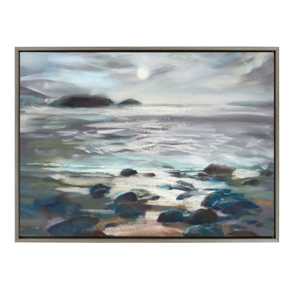 Sylvie Moonlight Becomes You Framed Canvas by Nel Whatmore